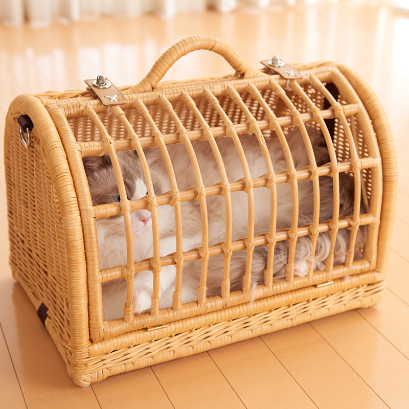 ネコセカイ 公式オンラインショップ / ラタンキャリーマイン