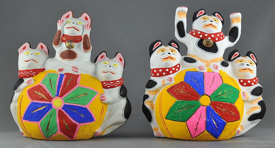 ねこれくと 招き猫 小幡人形