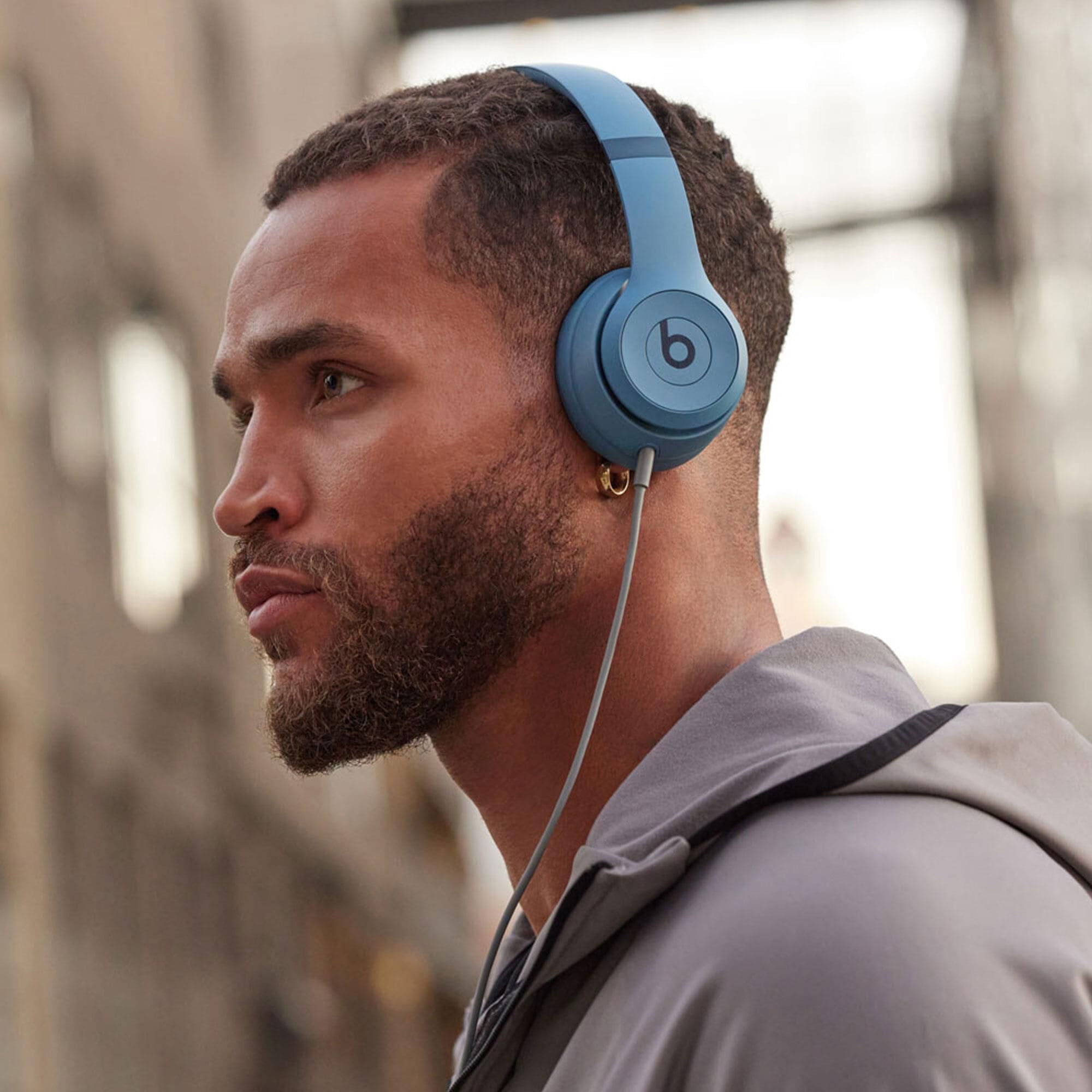Beats Solo 4 True Wireless On Ear Headphones in Slate Blue