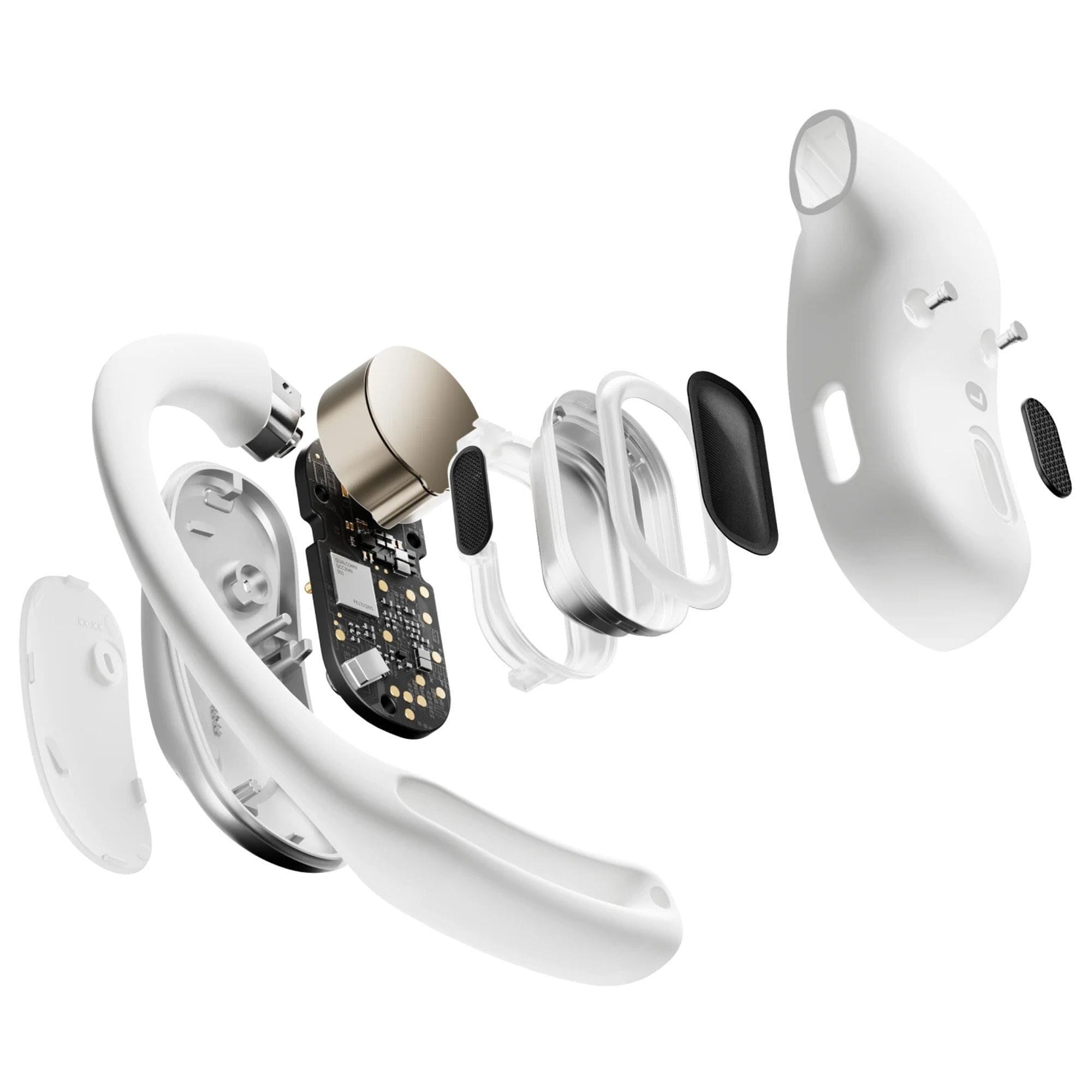 Shokz OpenFit Air Open-Ear True Wireless Earbuds in White
