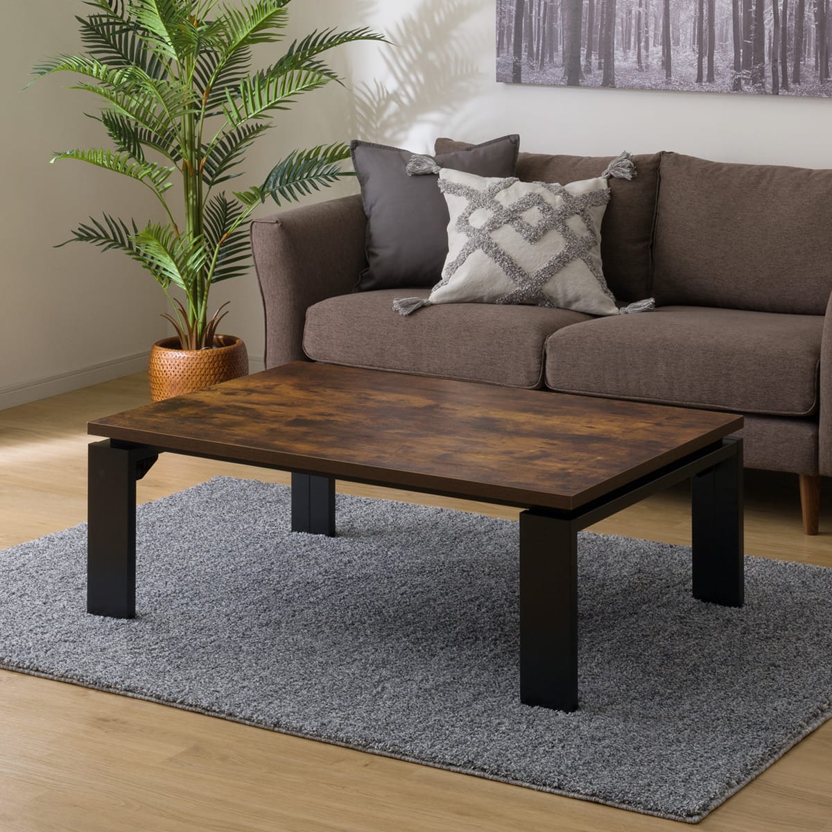 リビングこたつ(フロットC 105 ヴィンテージBR) | ニトリネット【公式