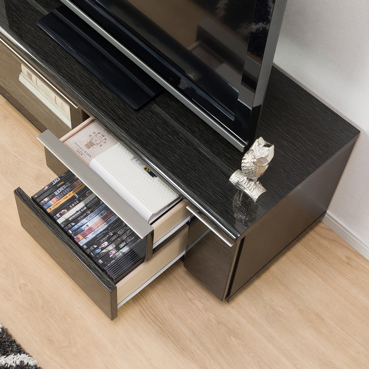 ニトリ テレビ台 ローボード ポスティア 125 ブラック テレビ台