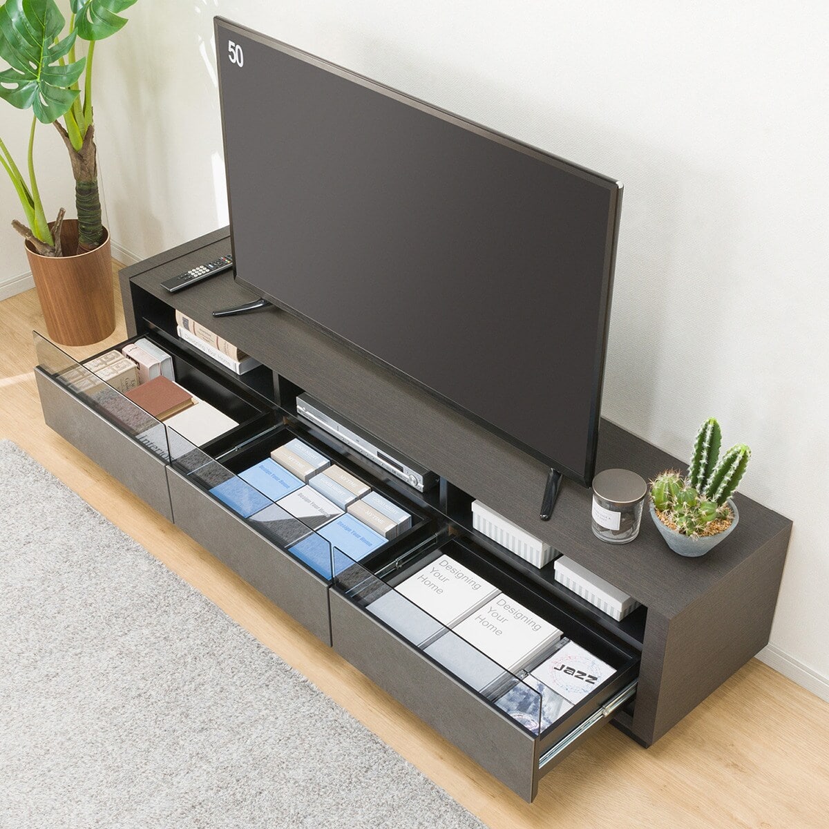 ローボード(セーラル3 175 CHN-GY) | ニトリネット【公式】 家具