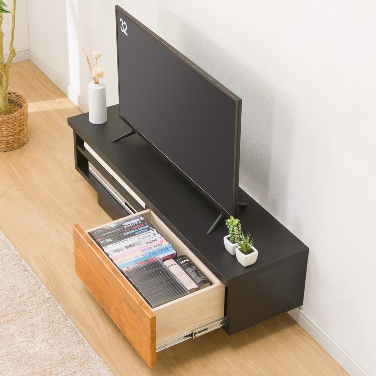 テレビボード (右引き出し 幅105cm MBR) | ニトリネット【公式】 家具