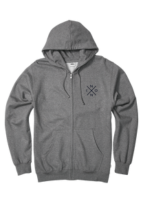 Spot Full Zip Hoodie | Dark Heather Gray – Nixon US