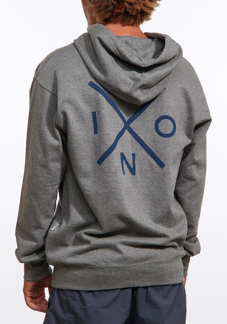 Spot Full Zip Hoodie | Dark Heather Gray – Nixon US