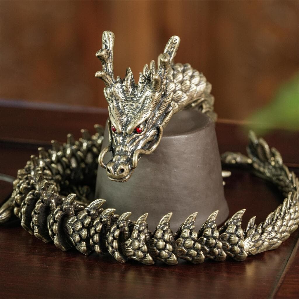 神獣 盤竜 神竜 銅竜 置物 書道具 文房具 書道具 文房具 楽天