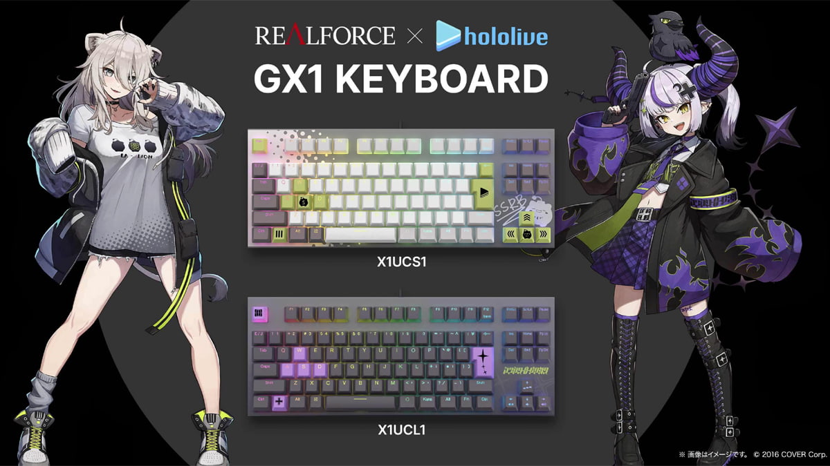 REALFORCE × hololive GX1 人気 Keyboard 獅白ぼたん 獅白ぼたん