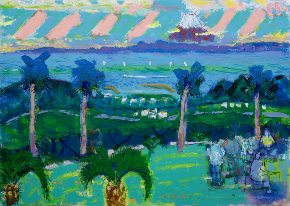 佐藤泰生【カフェテラス】肉筆画美術名鑑４８０万円 佐藤泰生【カフェテラス】肉筆画美術名鑑480万円 東京】佐藤泰生