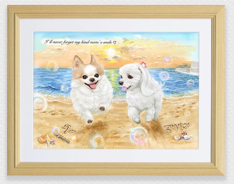 オーダーページ】似顔絵 ペット リアルポートレイト オーダー】似顔絵