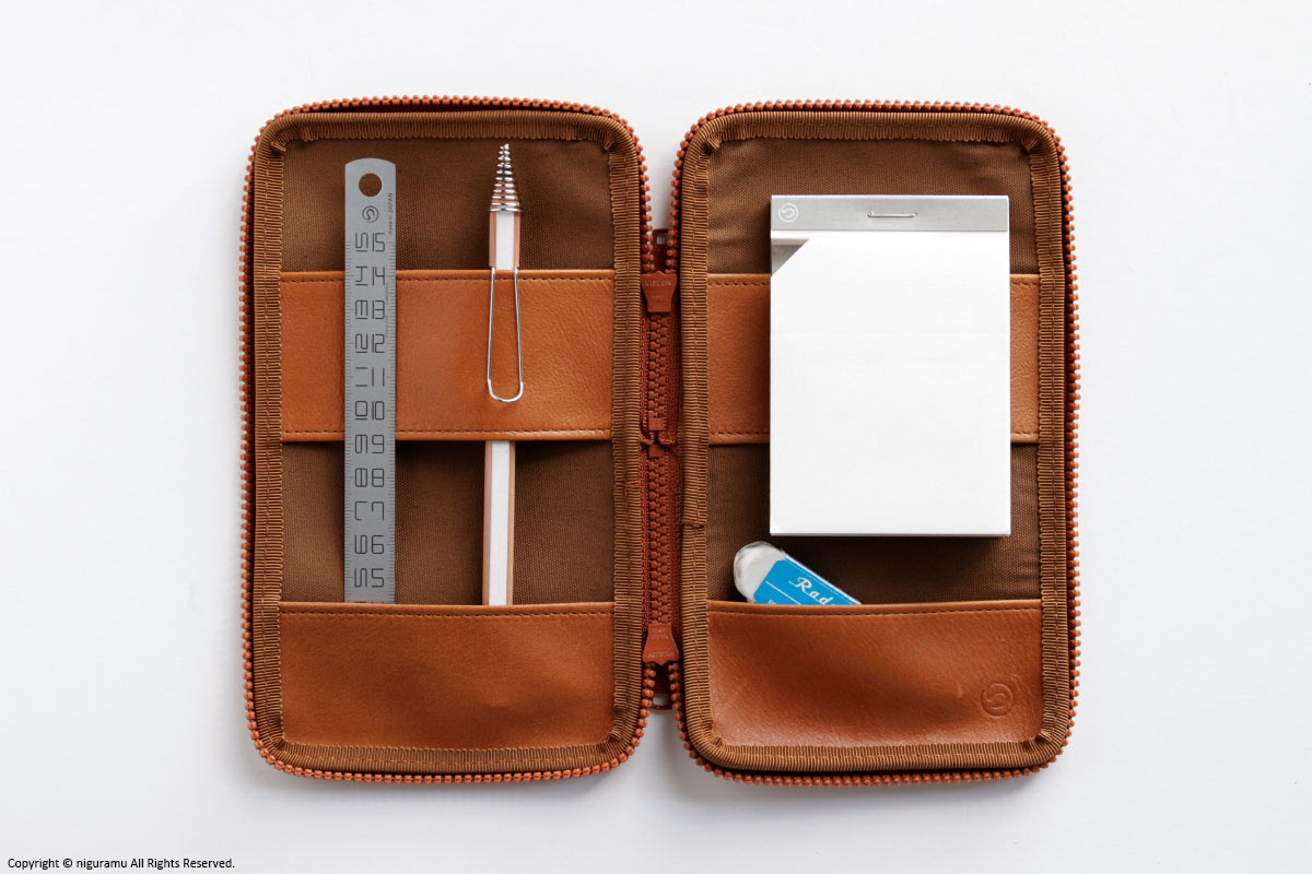 つくしペンケース 革 | つくし文具店 | niguramu