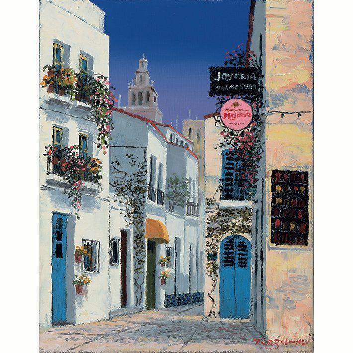 森下一夫 『伏見桃山城』真筆 絵画 油絵