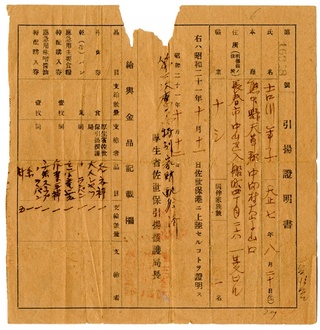 引揚証明書 着の身着のままで帰国｜【西日本新聞me】