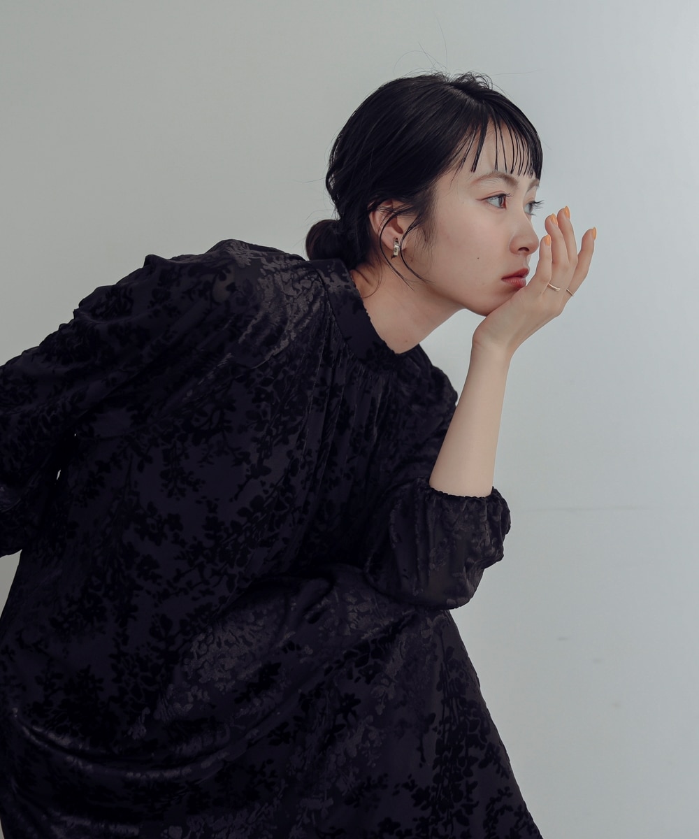 結婚式・パーティー・オケージョンドレス】ベロアオパールワンピース