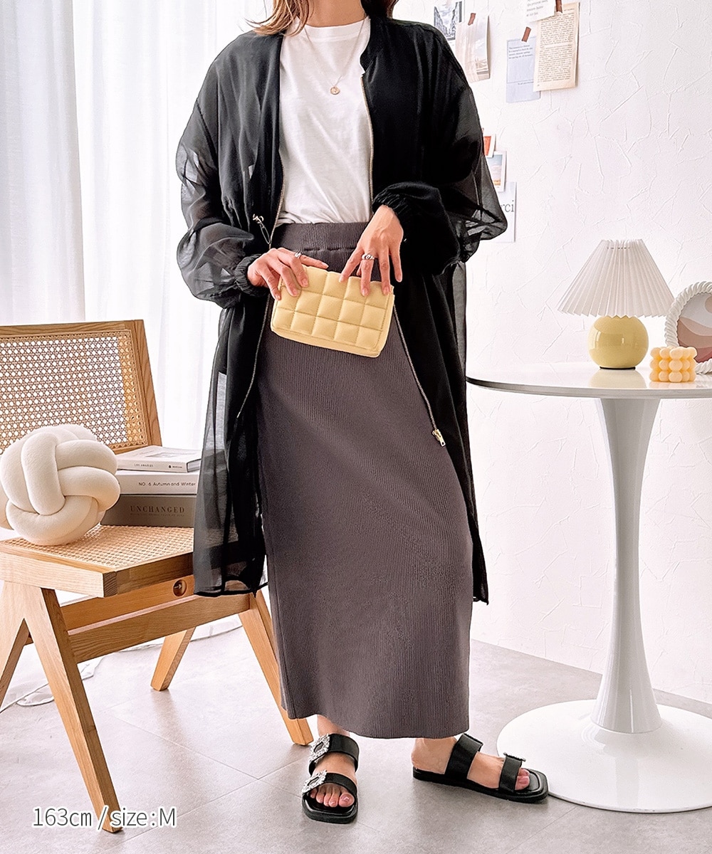 西本チキン 10/21 コート 黒 M 丈長め 西本チキン 10/21 コート 黒 M