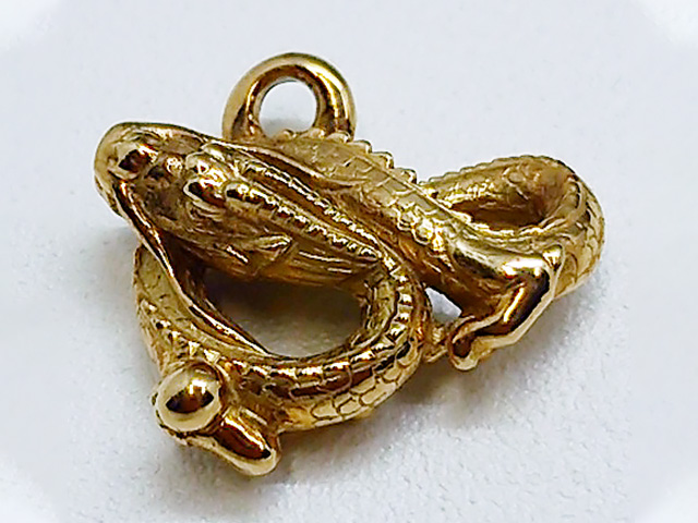 龍ちゃん様 根付「龍」 根付 龍 根付け 江戸時代 骨董古美術 提げ物 2025