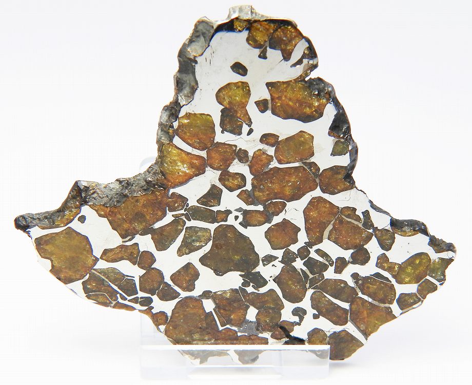 イミラック パラサイト石鉄隕石 A206 大型 72.30g - 鉱物標本・隕石