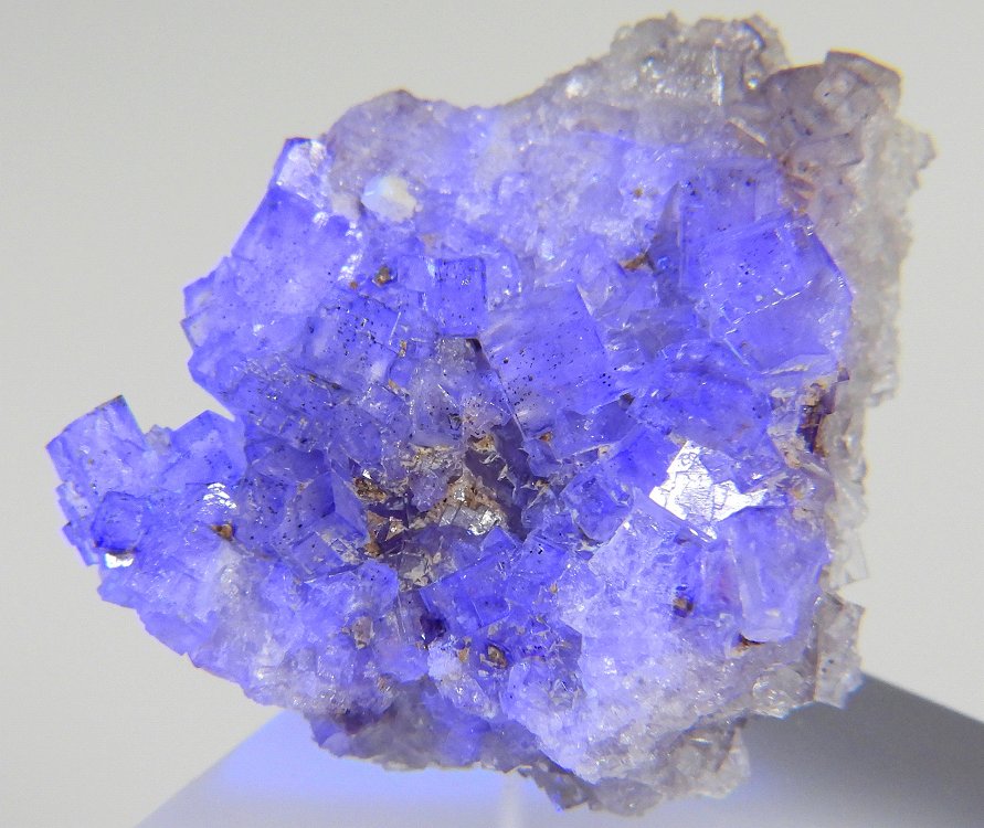 フローライト UK990A(蛍光) イギリス Frazer's Hush Mine - 鉱物標本