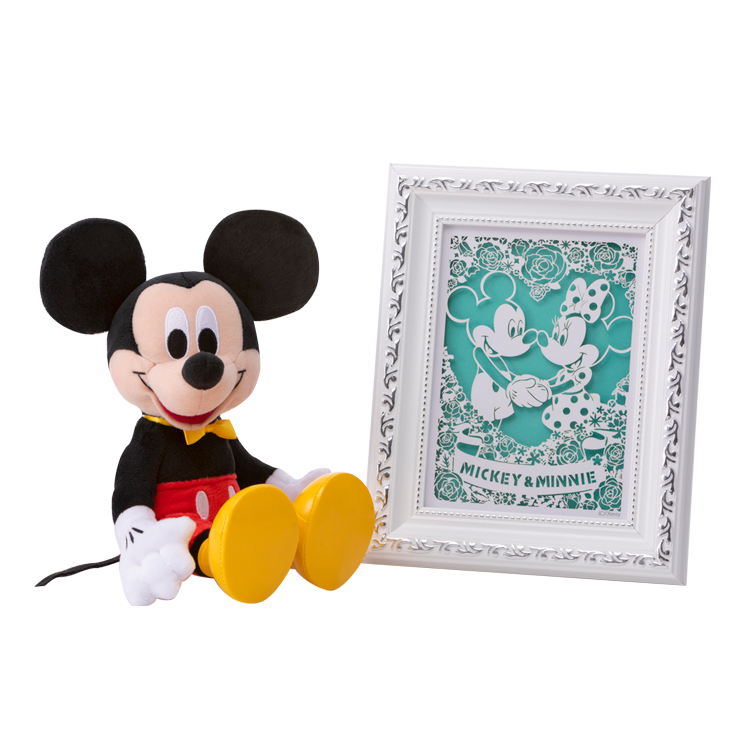 ミッキーマウス（ラブリー）＆ラブリーアートフレーム | 祝電 | 電報