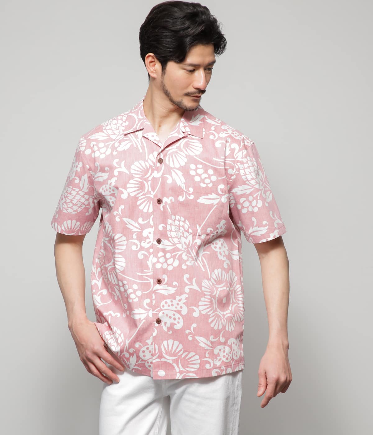 60th×コラボ】KAHALA×NEWYORKER DUKE'S PAREO キャンプカラー アロハ