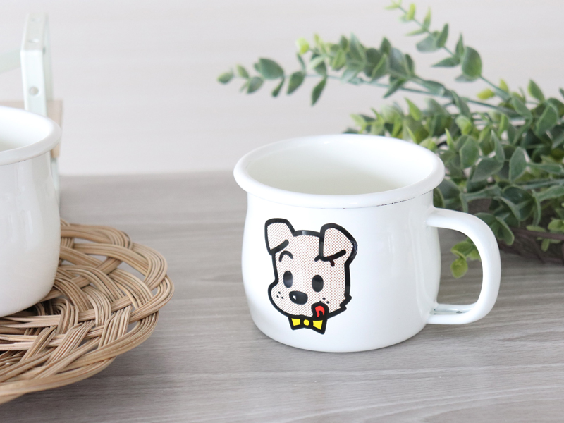 オサムグッズ フェイス ホーローマグカップ（ドッグ） | 株式会社タマハシ