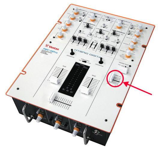 Vestax PMC-07Pro LEDブルーカスタム つまみ•ノブ交換 中古 Vestax PMC