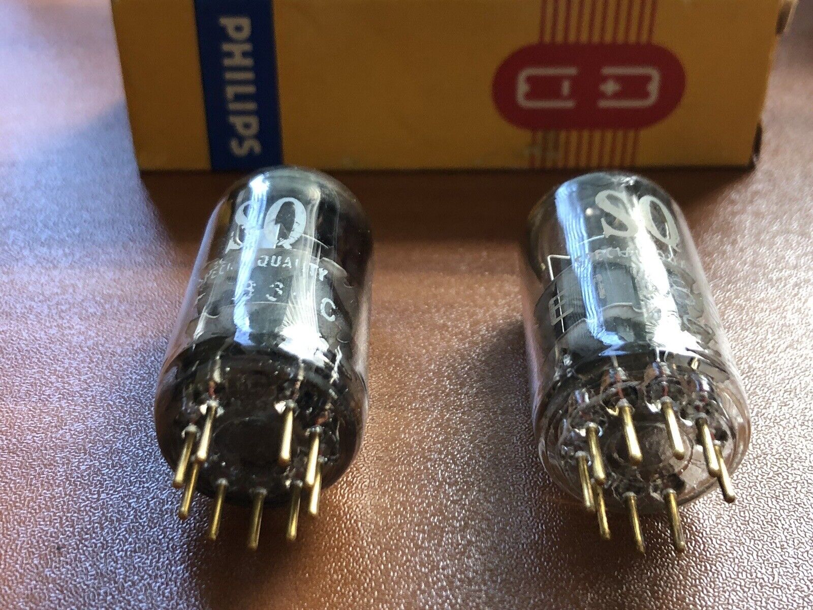 Philips SQ E188CC 7308 Preamp Tubes Matched Pair - Miniwatt