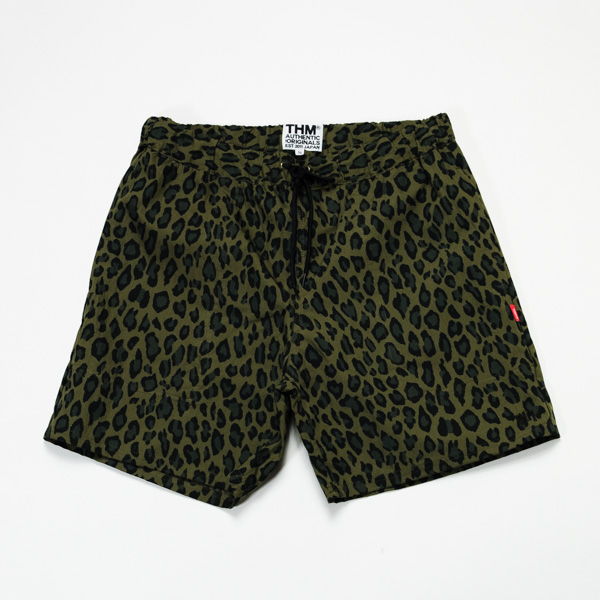 THM】Leopard shorts Brown Mサイズ THM〜2023SSボードショーツ第一弾のご