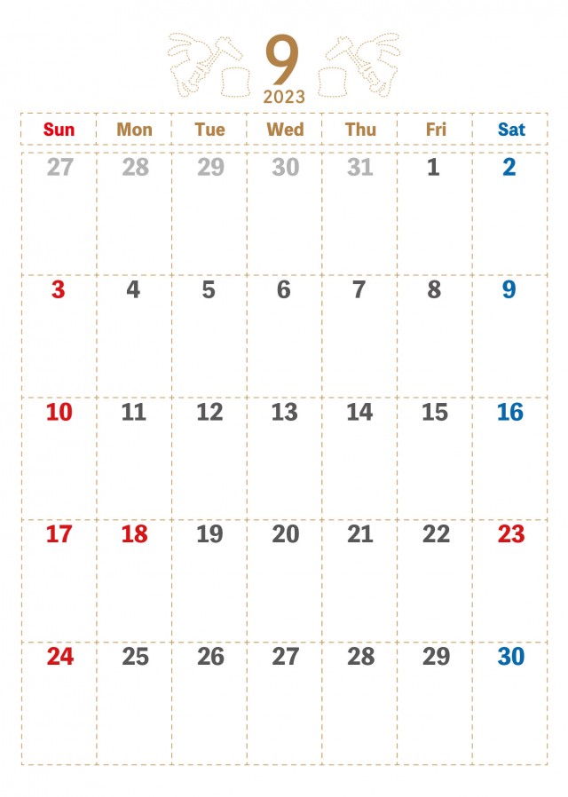 ドット柄 2023スケジュール帳 ♡