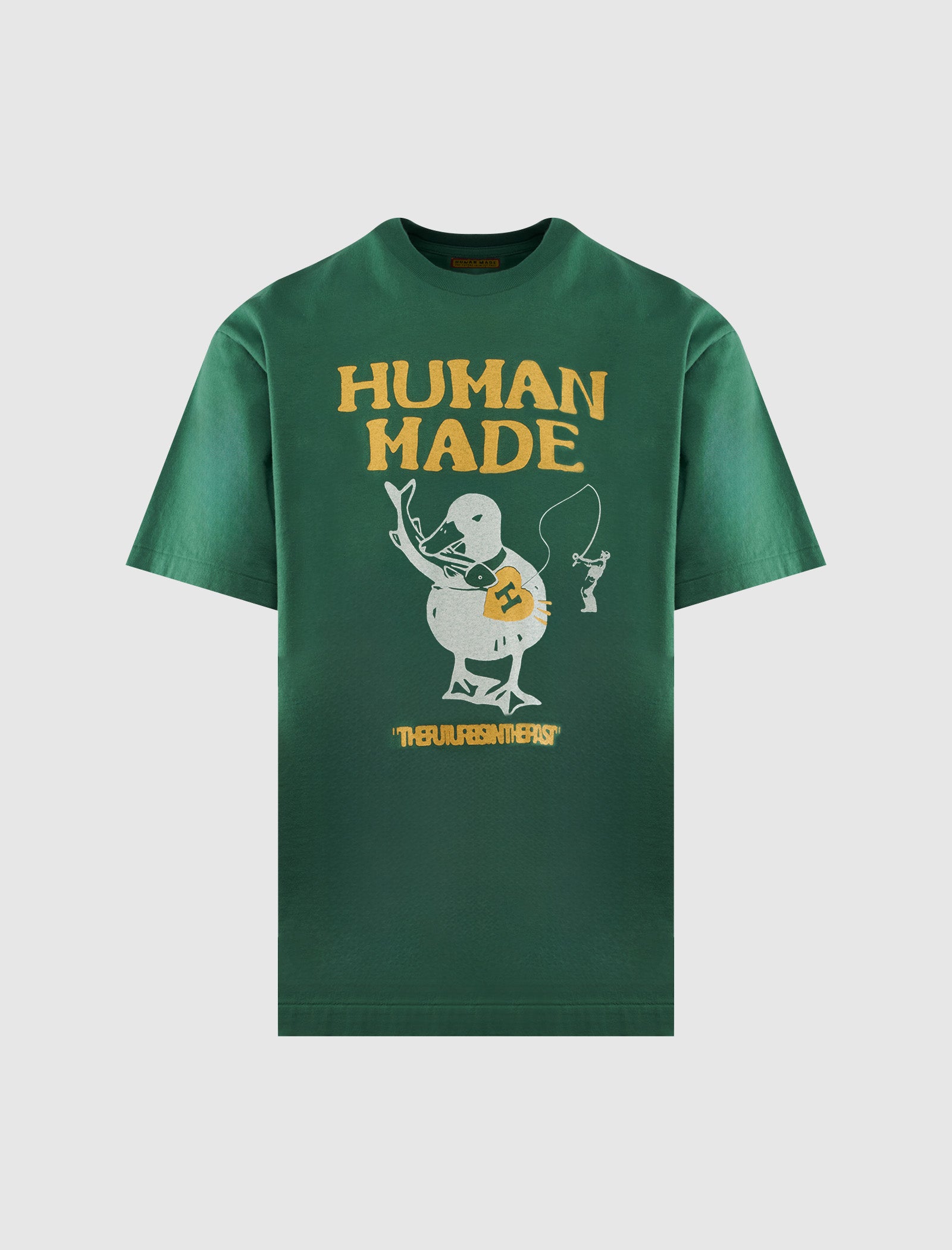 Human Made Fishing Duck Tee – Green Cotton| Social Status