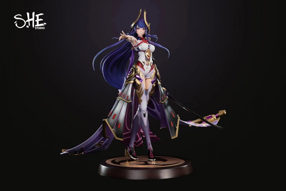 guchFA STUDIO 原神 雷電将軍 1/4 スタチュー フィギュア Amazon.co.jp