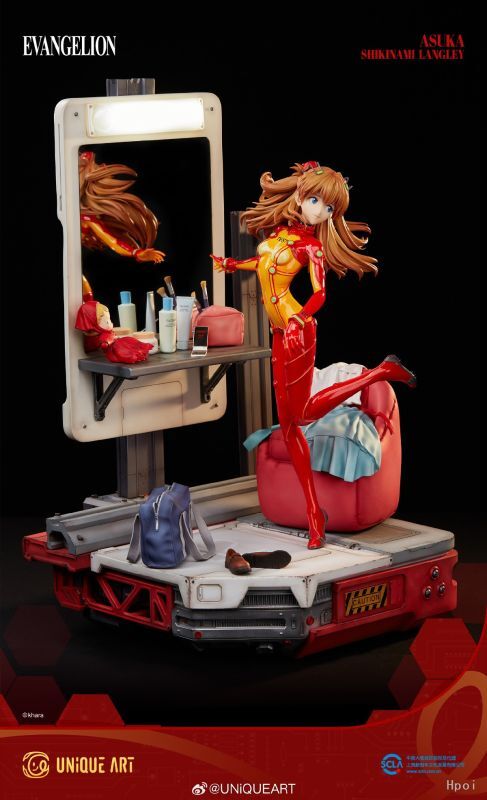 エヴァンゲリオン 明日香 バイク ガレージキット フィギュア