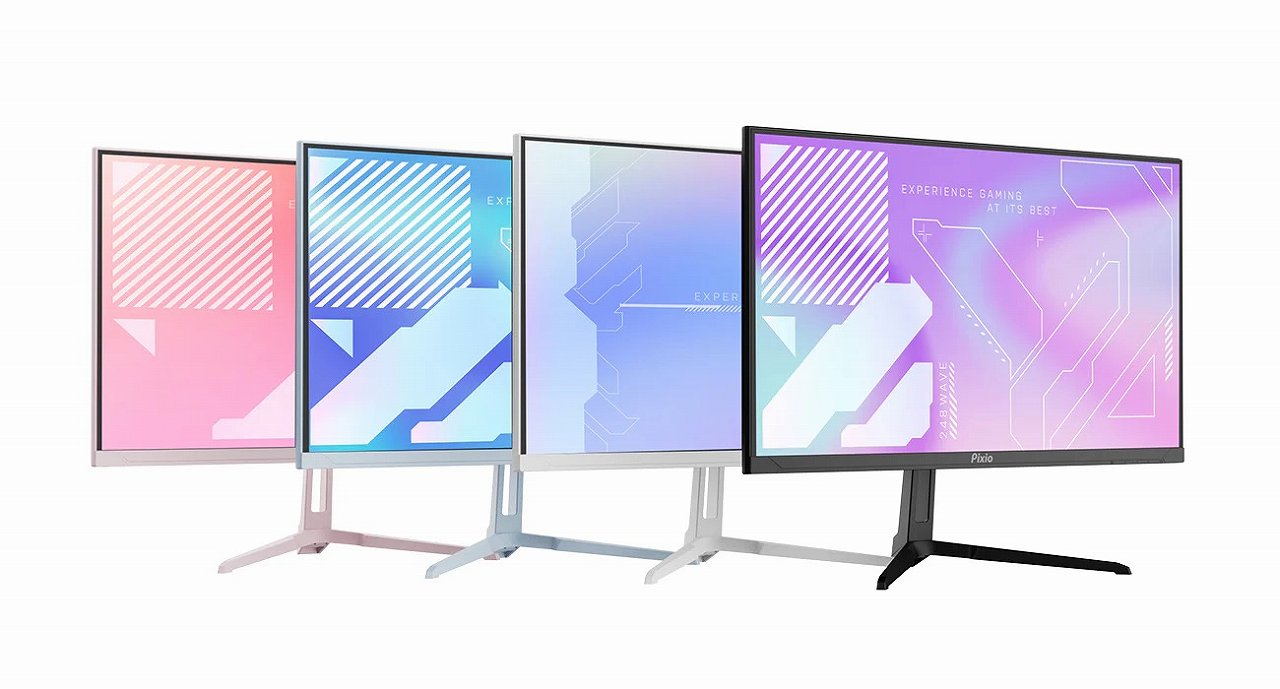 PX248WAVEW-O ゲーミングモニター PX248 Wave ホワイト ［23.8型 /フル