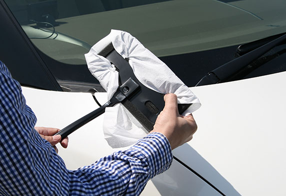 窓フクピカハンディワイパー｜ガラス・ミラー クリーナー・くもり止め