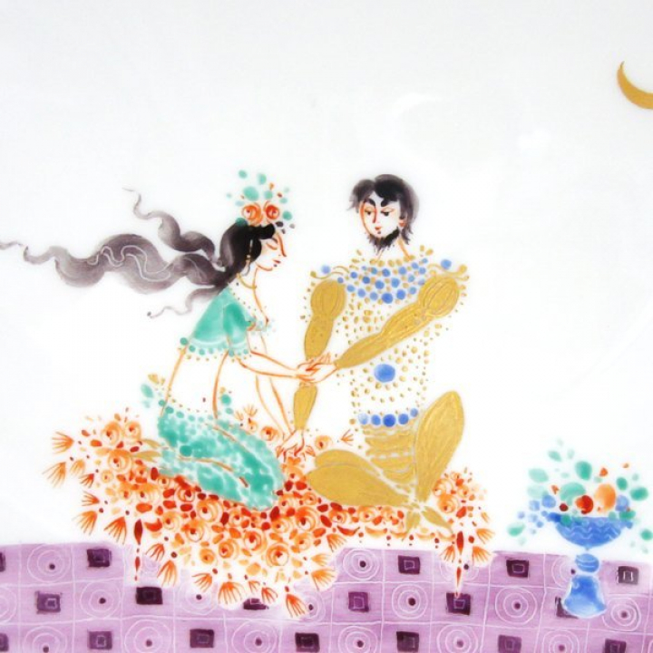 マイセン 千夜一夜物語（アラビアンナイト） プレート18cmNO8 680710