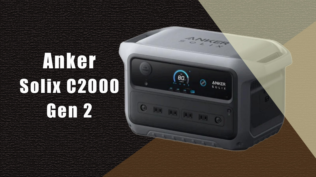 徹底レビュー！Anker Solix C2000 Gen2】アンカーの軽量コンパクトな大