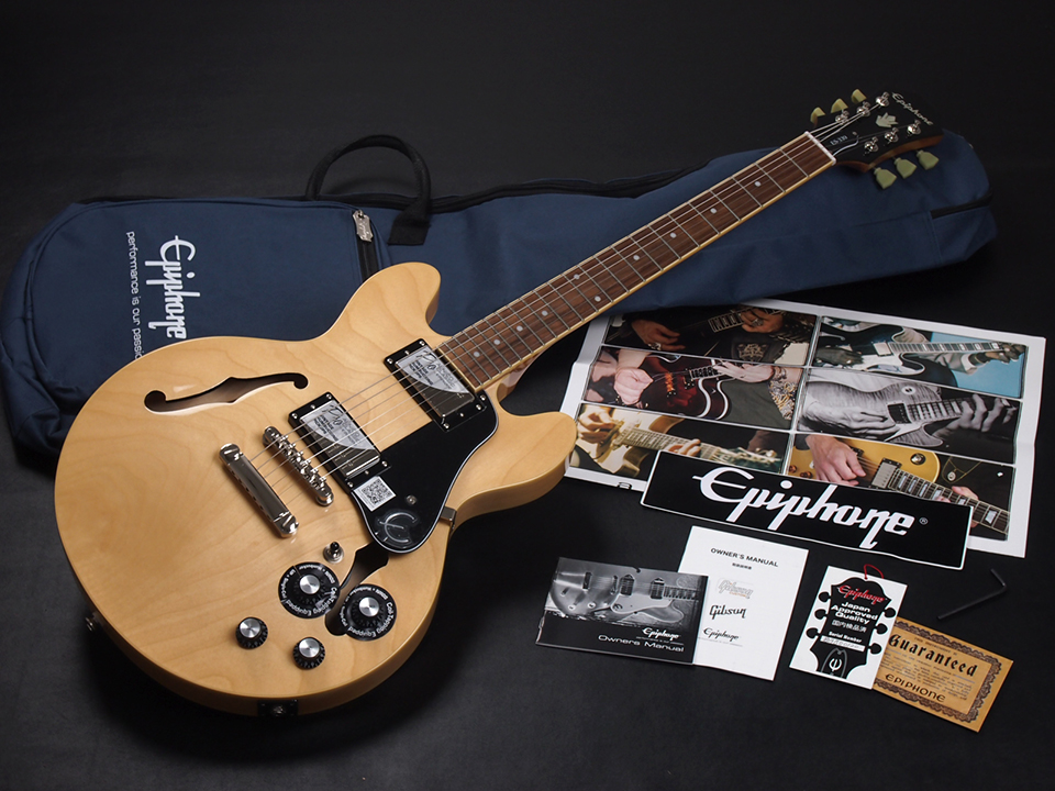 Epiphone ES-339 Pro セミアコ ナチュラルおまけ付き Epiphone ES-339