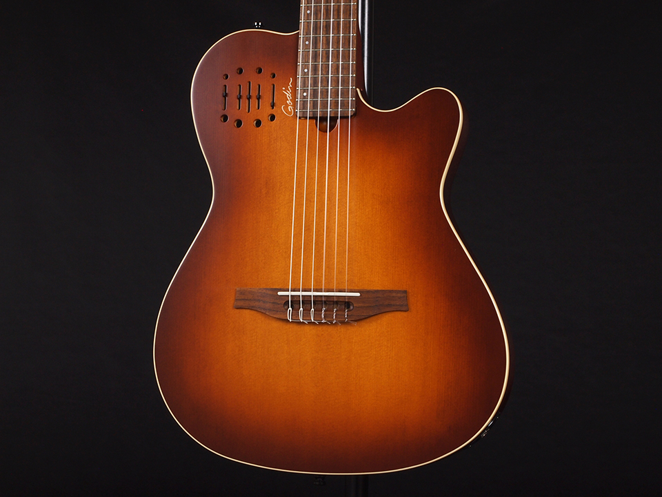 Godin Multiac Nylon Encore ~Burnt Umber~ 中古 エレキと同感覚で演奏