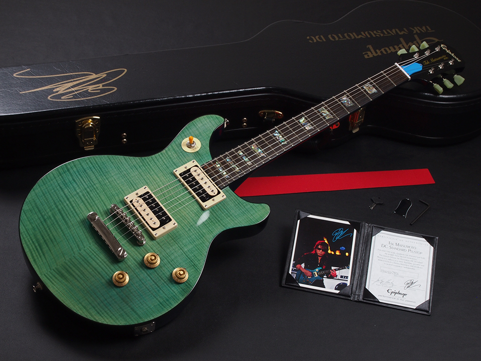 Epiphone Tak Matsumoto DC Standard Plus Top Aqua Blue 2013年製