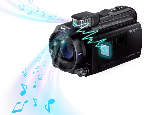 HDR-PJ790V 特長 : 高音質機能 | デジタルビデオカメラ Handycam