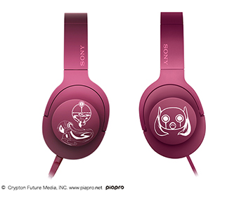 初音ミク」とコラボレーションしたステレオヘッドホン「h.ear on (MDR