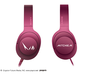 初音ミク」とコラボレーションしたステレオヘッドホン「h.ear on (MDR