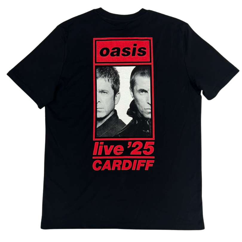 現地購入】【正規品】oasis 再結成初日 カーディフ公演日付入りTシャツ