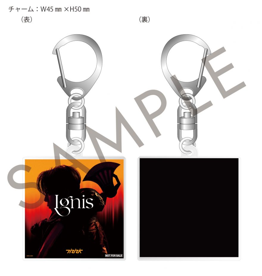 8th シングル「Ignis -イグニス-」ジャケットビジュアル＆特典デザイン