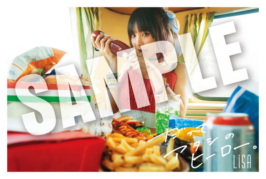 LiSA 直筆サイン入りポストカード だってアタシのヒーロー。 LiSA