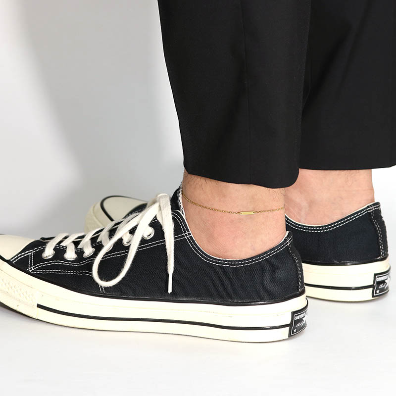 SYMPATHY OF SOUL（シンパシーオブソウル） Logo Plate Anklet