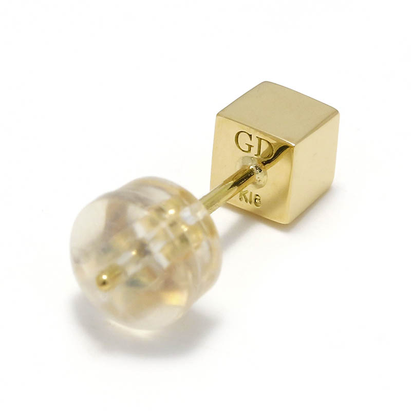 GARDEL（ガーデル） CUBE PIERCE - K18Yellow Gold w/Diamond