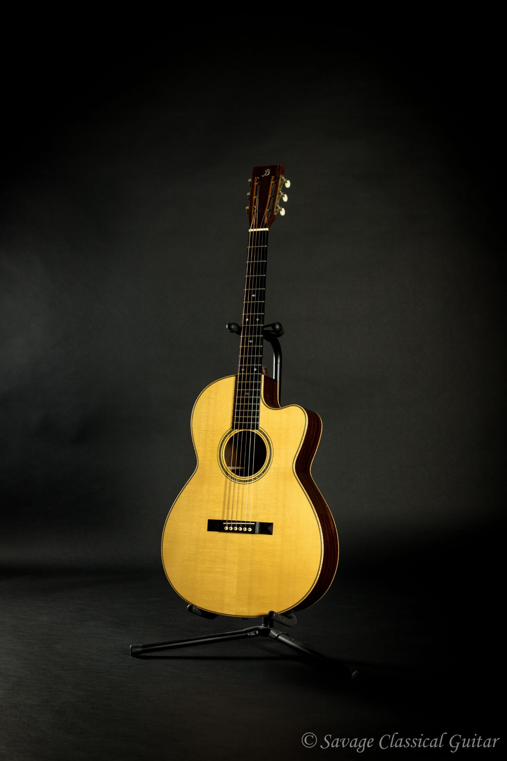 Marc Beneteau Acoustic Guitar - 2000 000-12 - Savage Classical Guitar