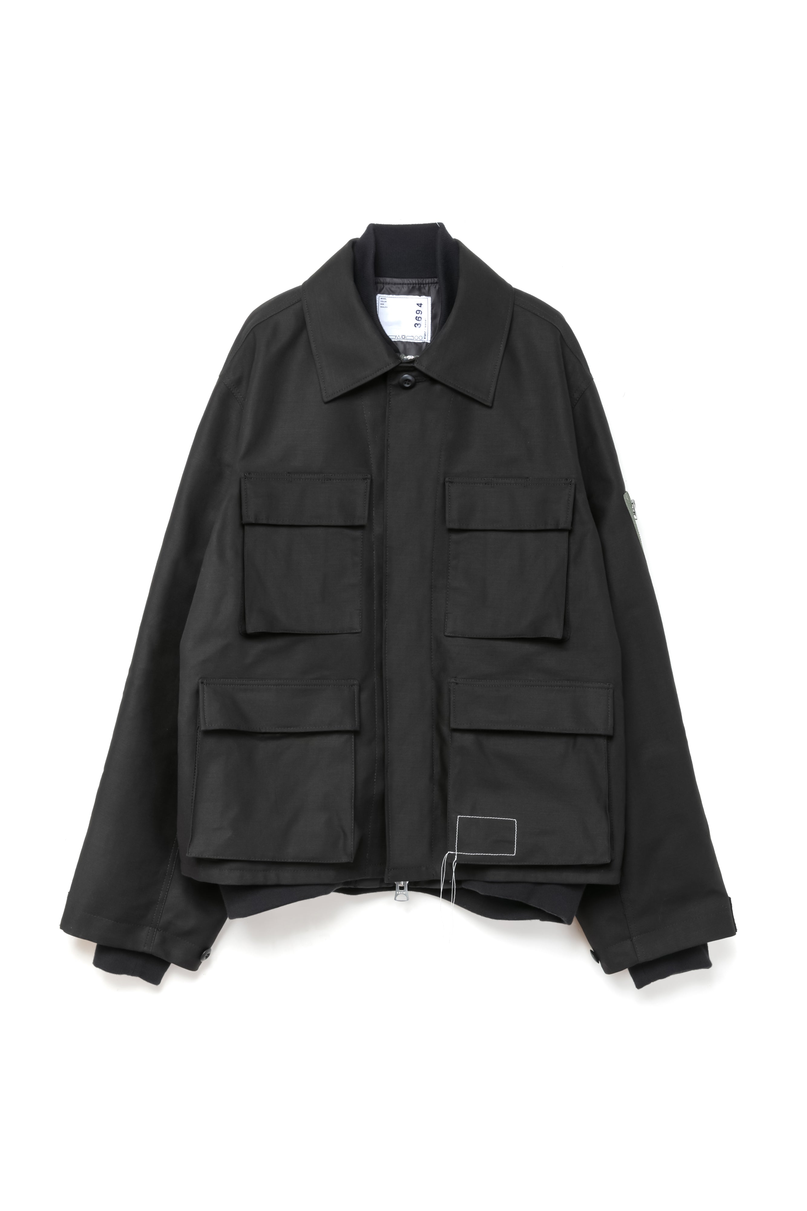 SACAI WTAPS Cotton Back Satin Jacket