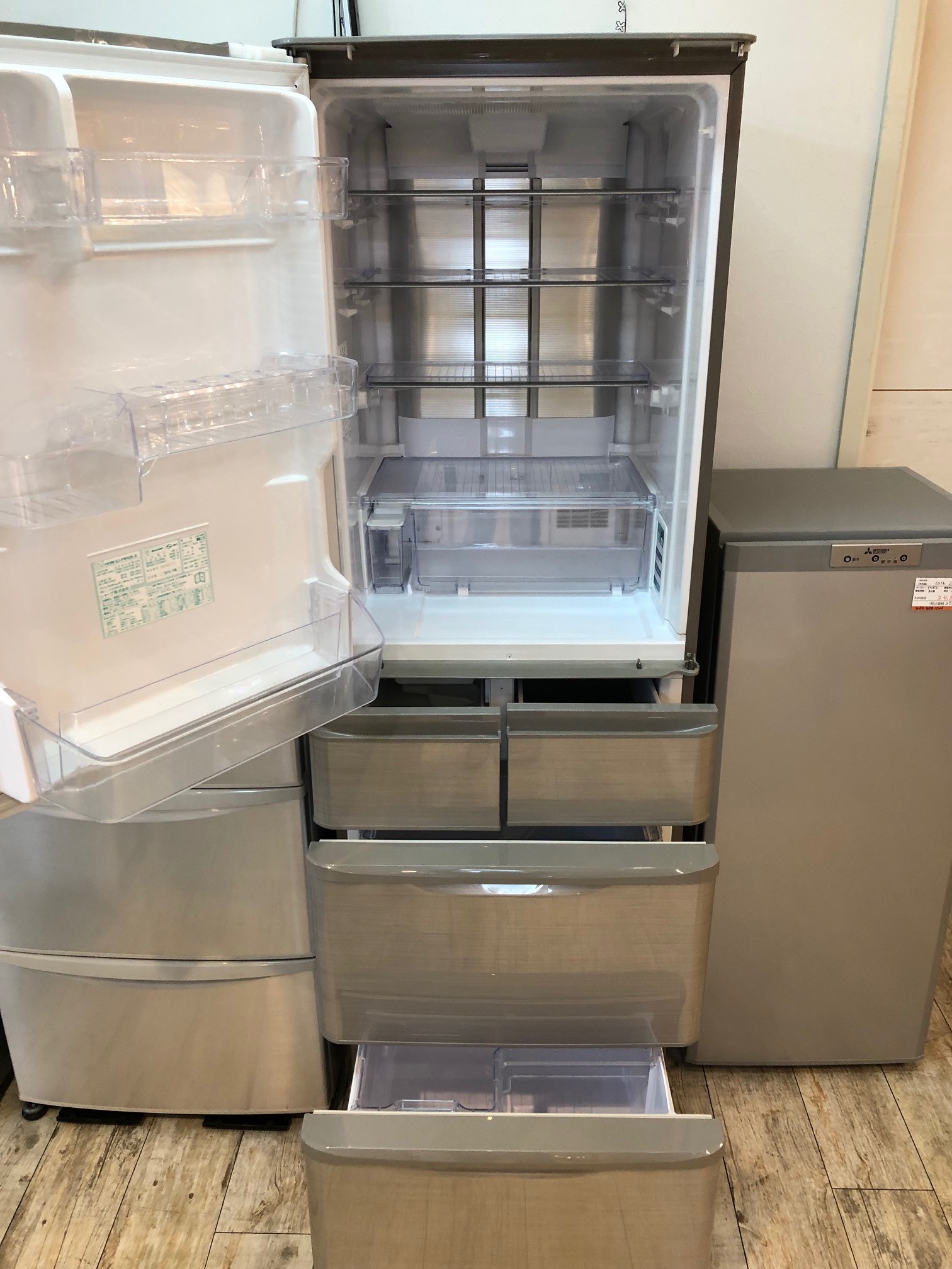 SHARP ノンフロン冷凍冷蔵庫 SJ-PW42B-S